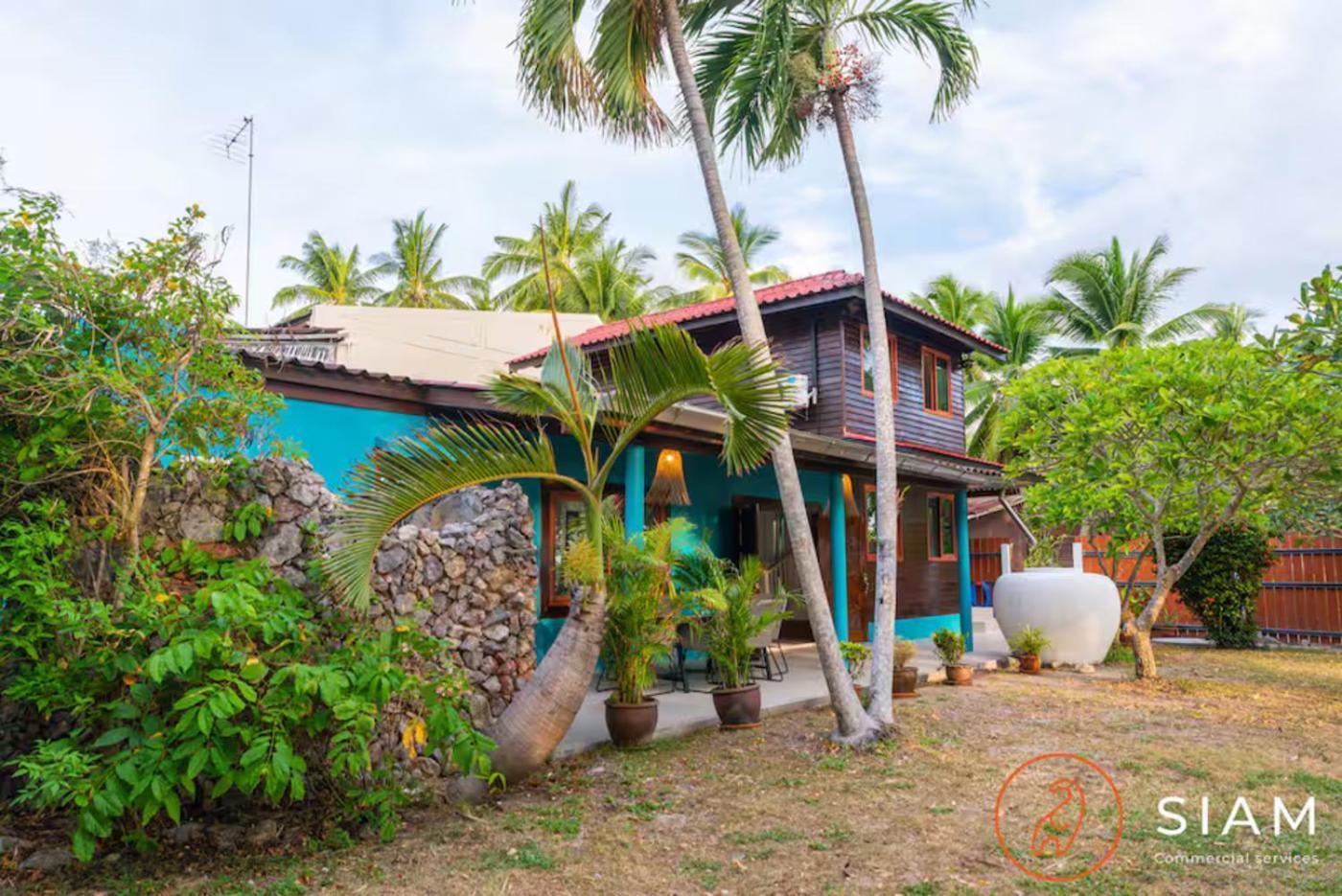 The Wooden Beach House 3Br - Sunset Beach Garden Taling Ngam Beach エクステリア 写真